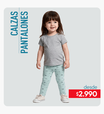 Calzas y pantalones infantiles