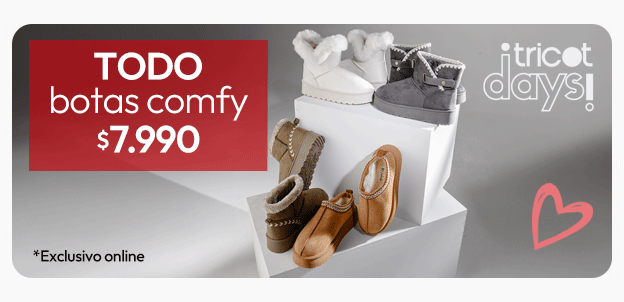 Botas comfy mujer