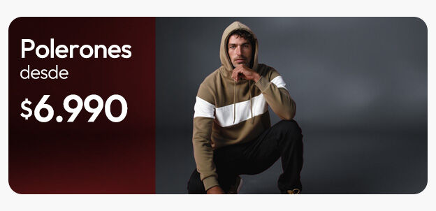 Polerones hombre