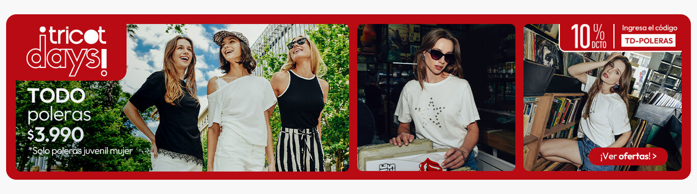 Poleras mujer