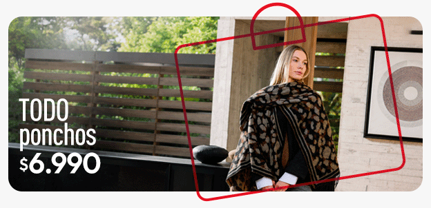 Ponchos mujer
