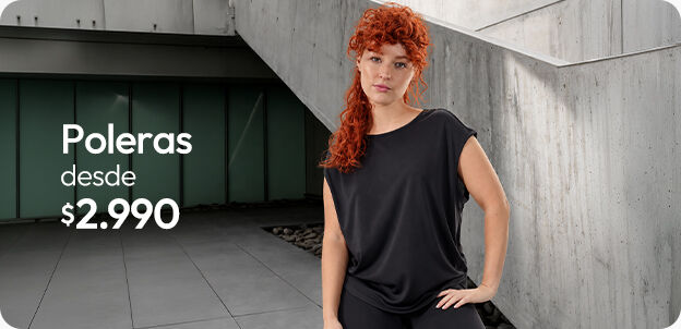 Poleras deportivas mujer