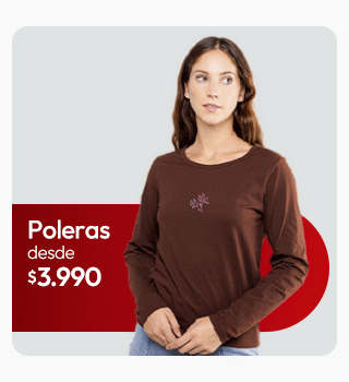 Poleras mujer