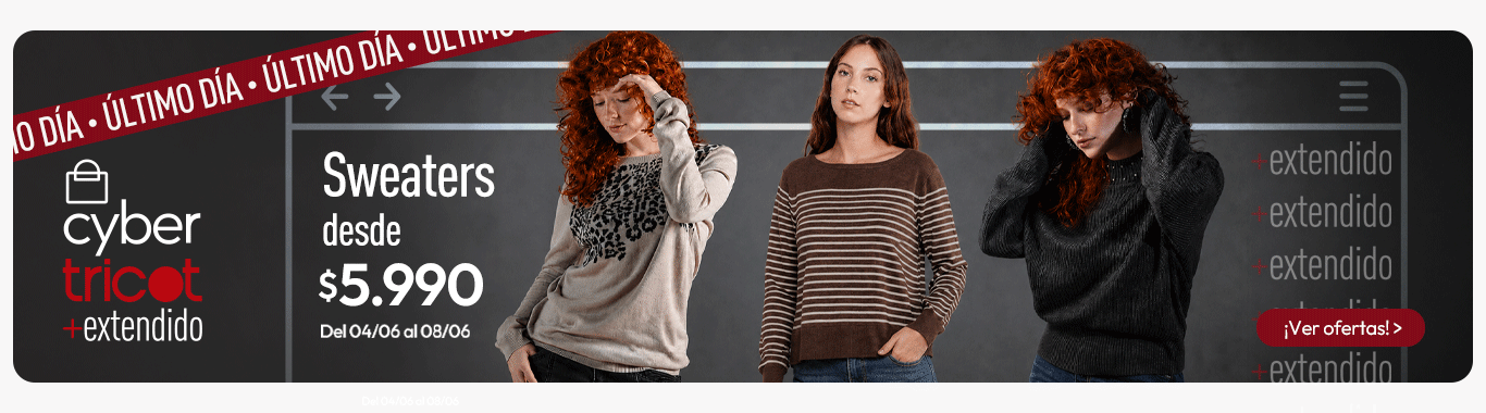 Sweaters mujer
