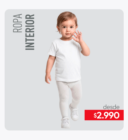 Ropa interior infantil