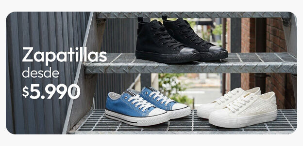 Zapatillas mujer desde $5.990