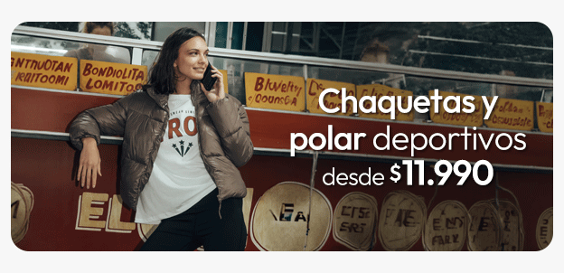 Polar y chaquetas deportivas mujer