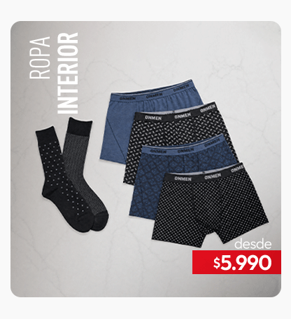 Ropa interior hombre
