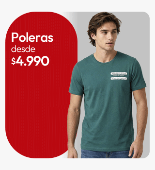 Poleras hombre