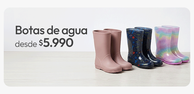 Botas de agua infantiles