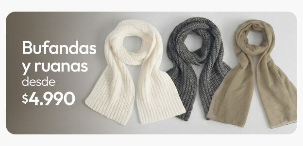 Bufandas y ruanas