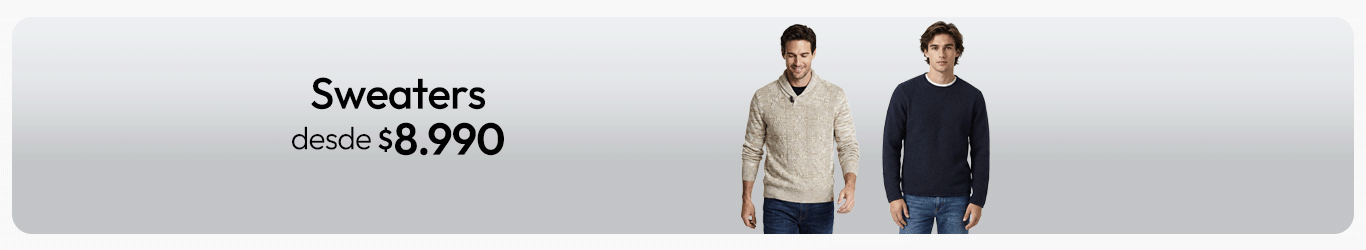 Sweaters hombre