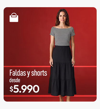 Faldas y shorts mujer