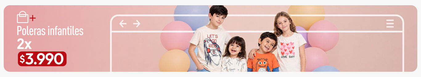 Poleras infantiles