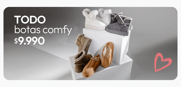 Botas comfy mujer