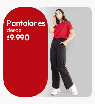 Pantalones mujer desde $9.990