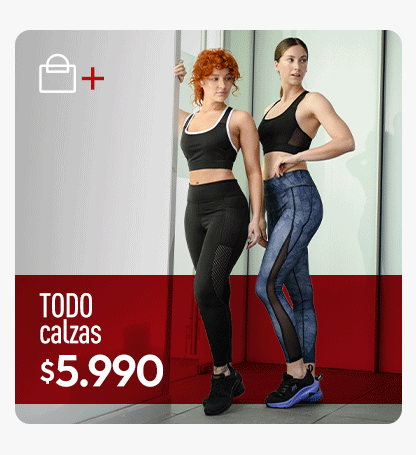 Calzas deportivas mujer