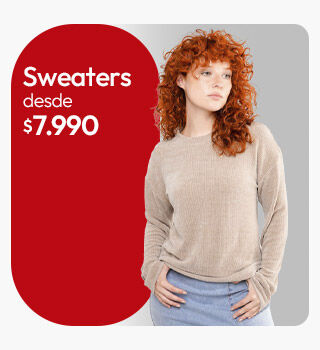 Sweaters desde $7.990