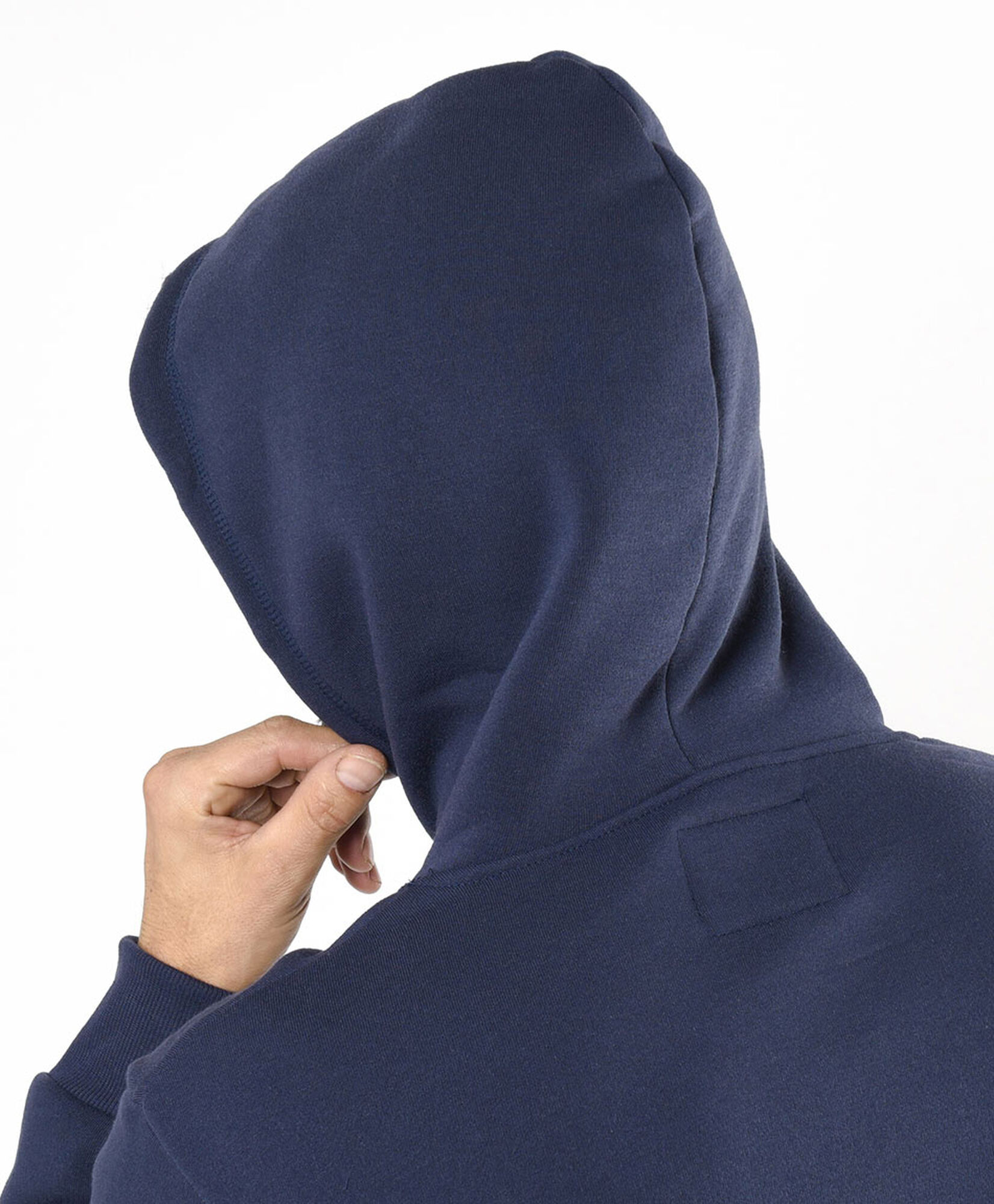 Polerón hombre liso azul Polerón hombre liso azul