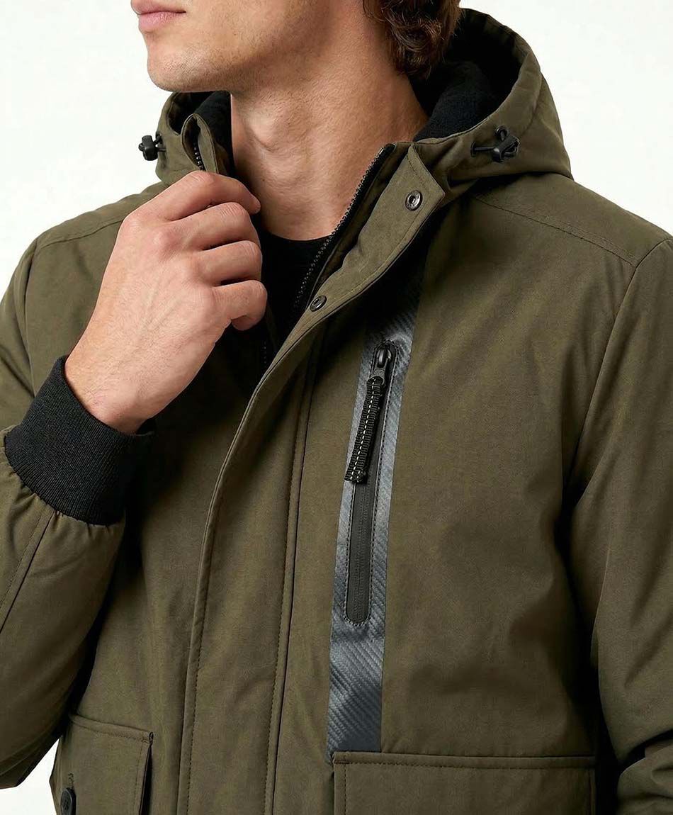 Chaqueta hombre aviadora bolsillos