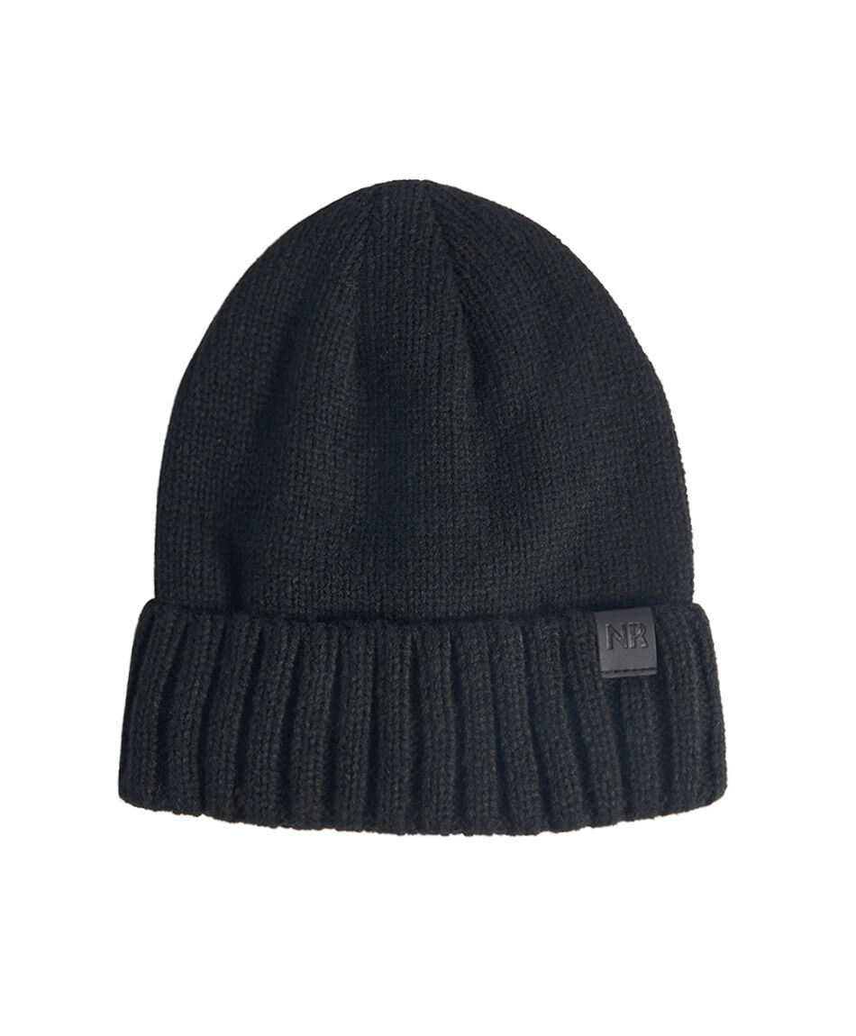 Gorro hombre lineas negro