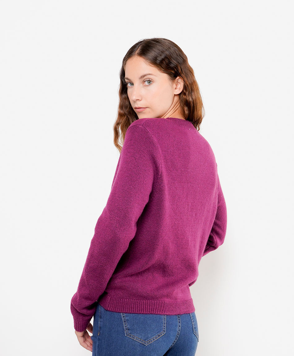 Cardigan mujer flores