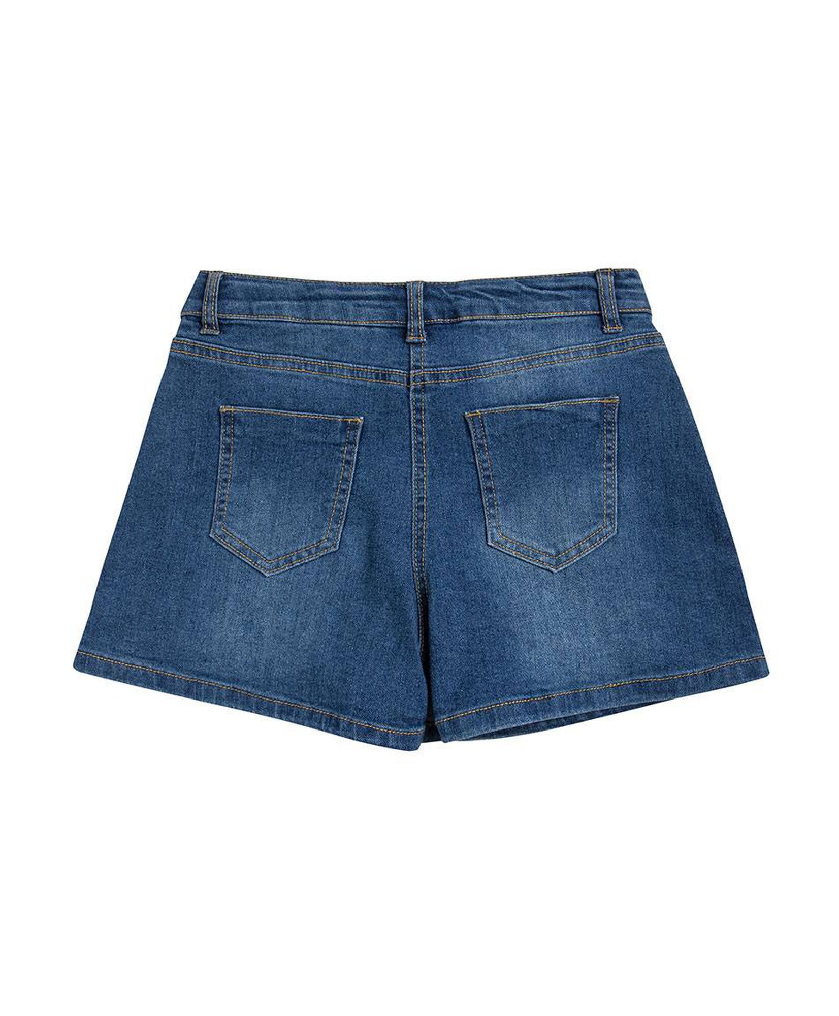 Short niña falda denim azul Short niña falda denim azul