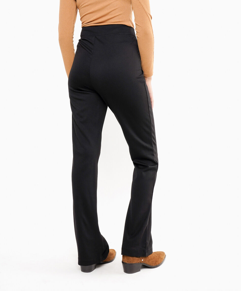 Pantal&oacute;n mujer mini flare negro