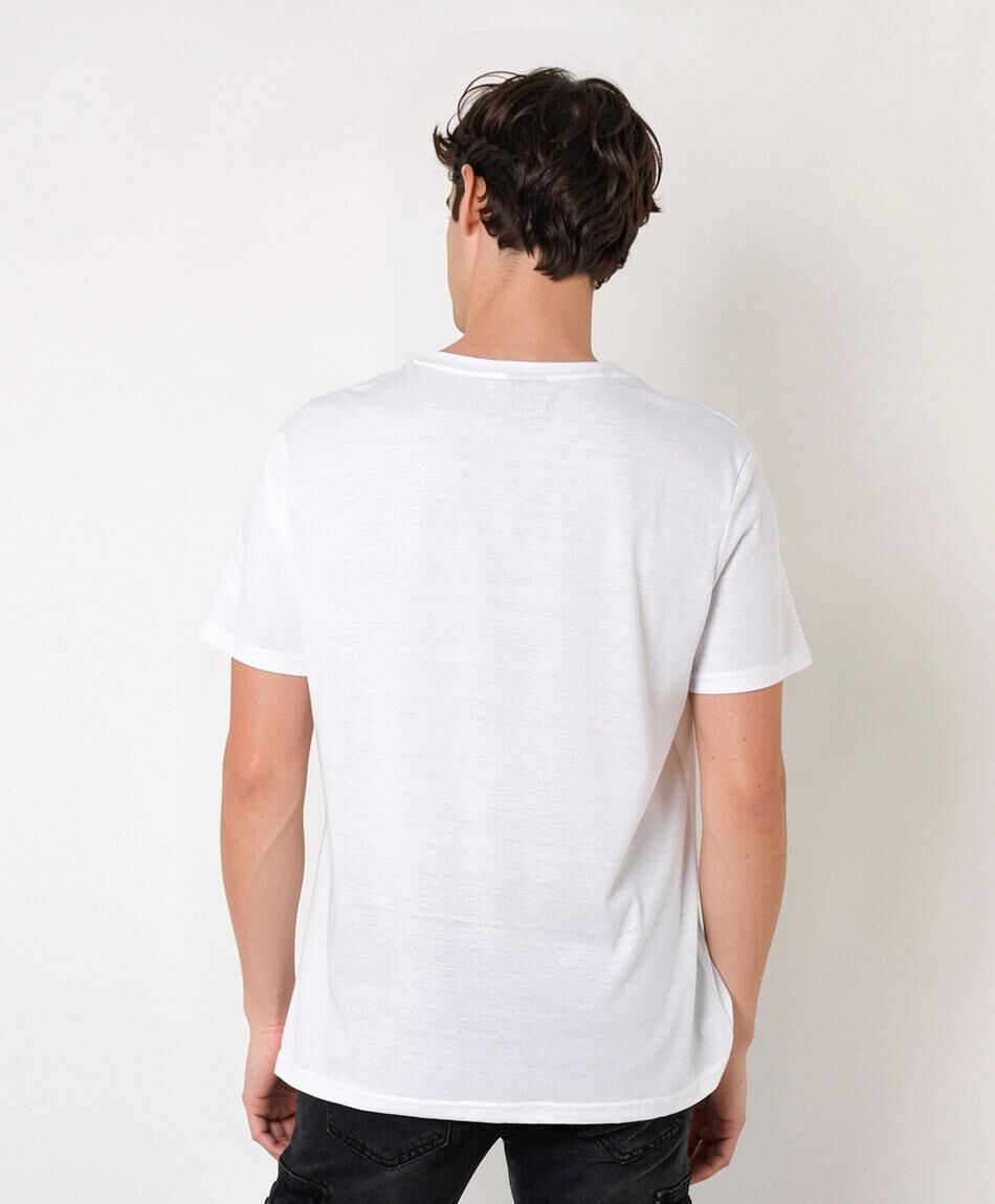 Polera hombre b&aacute;sica lisa