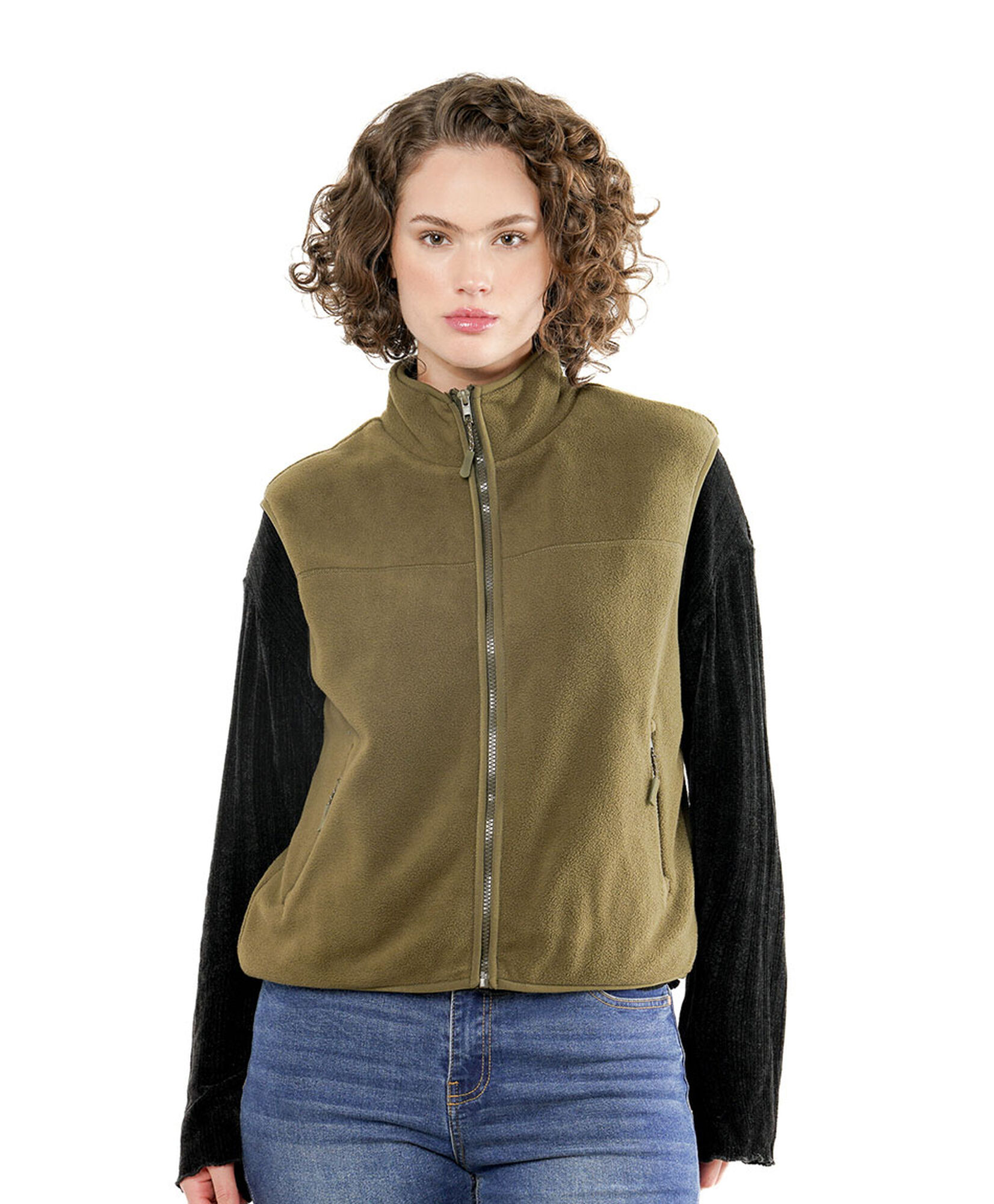 Polar mujer sin mangas liso Polar mujer sin mangas liso