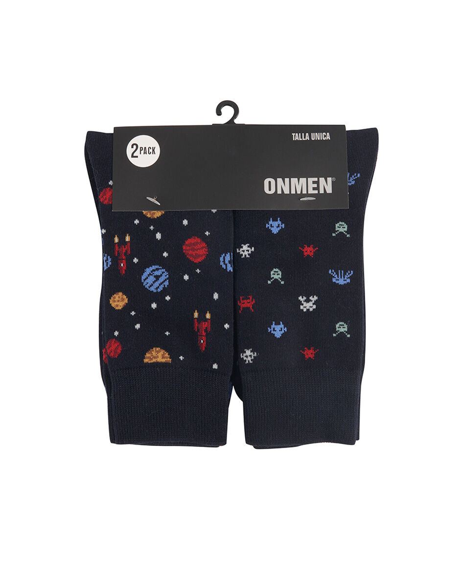 Pack 2 calcetines hombre ovni