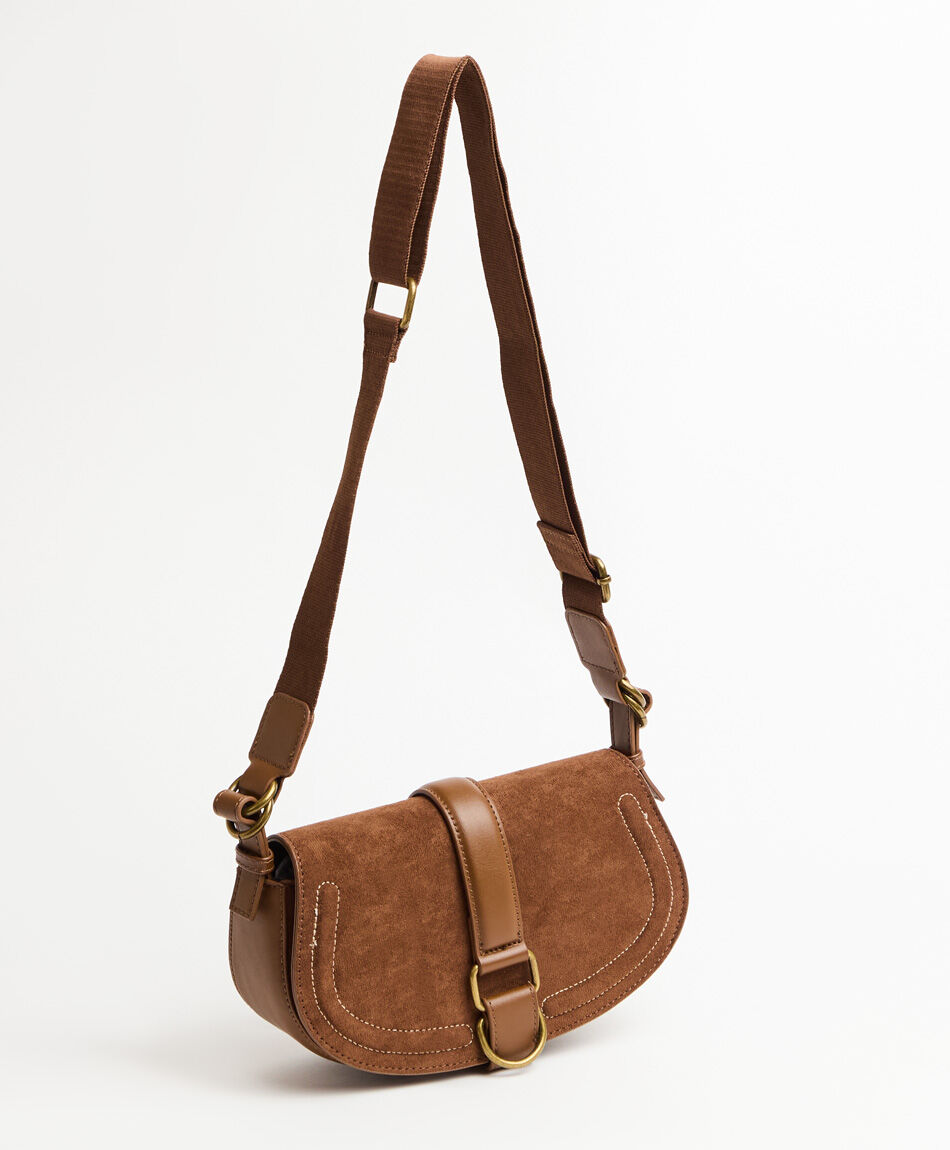 Bandolera mujer suede