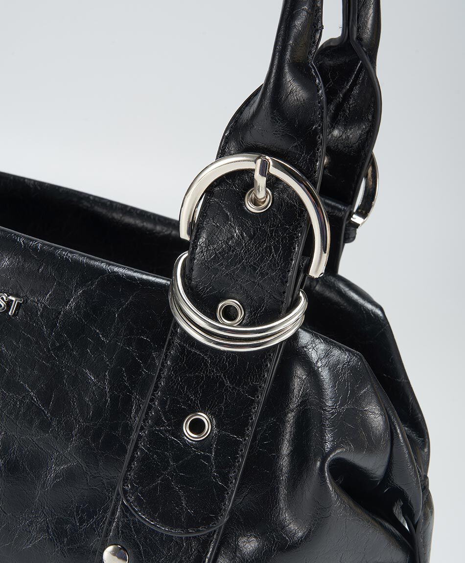 Bandolera mujer brillante tachas