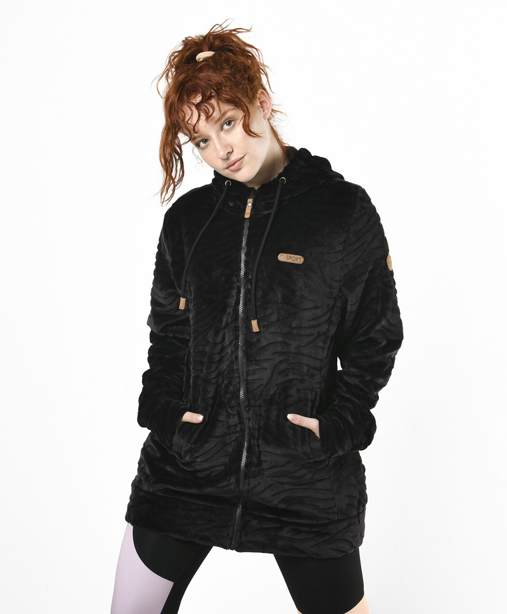 Chaqueta deportiva mujer plush diseño Chaqueta deportiva mujer plush diseño