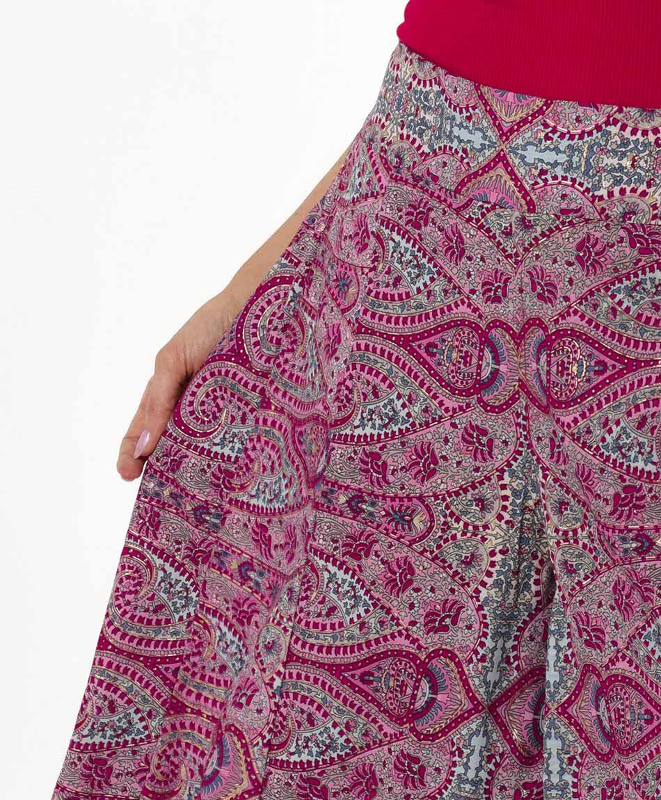 Pantal&oacute;n mujer estampado extra wide