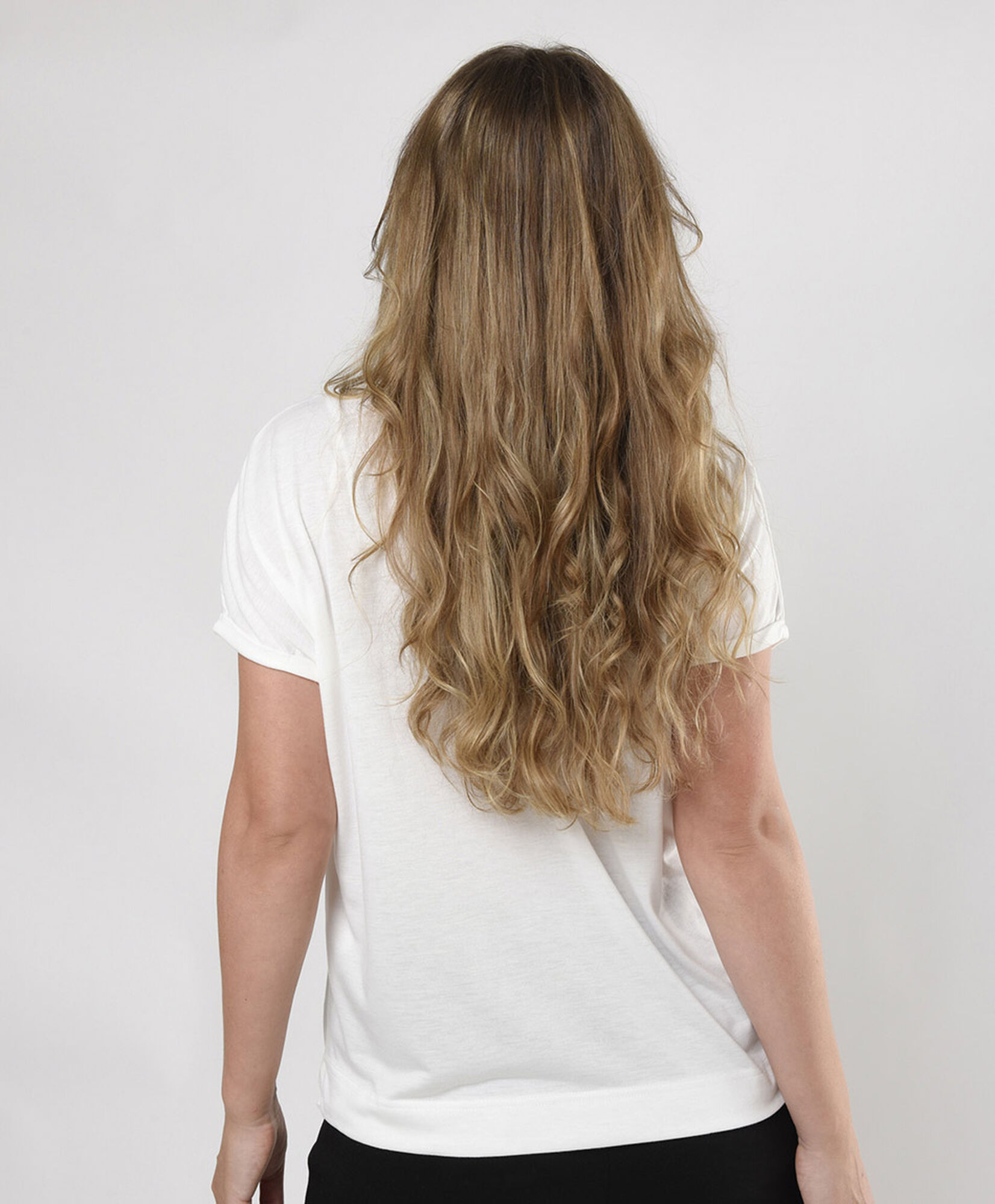 Polera mujer estampado cebra brillante Polera mujer estampado cebra brillante