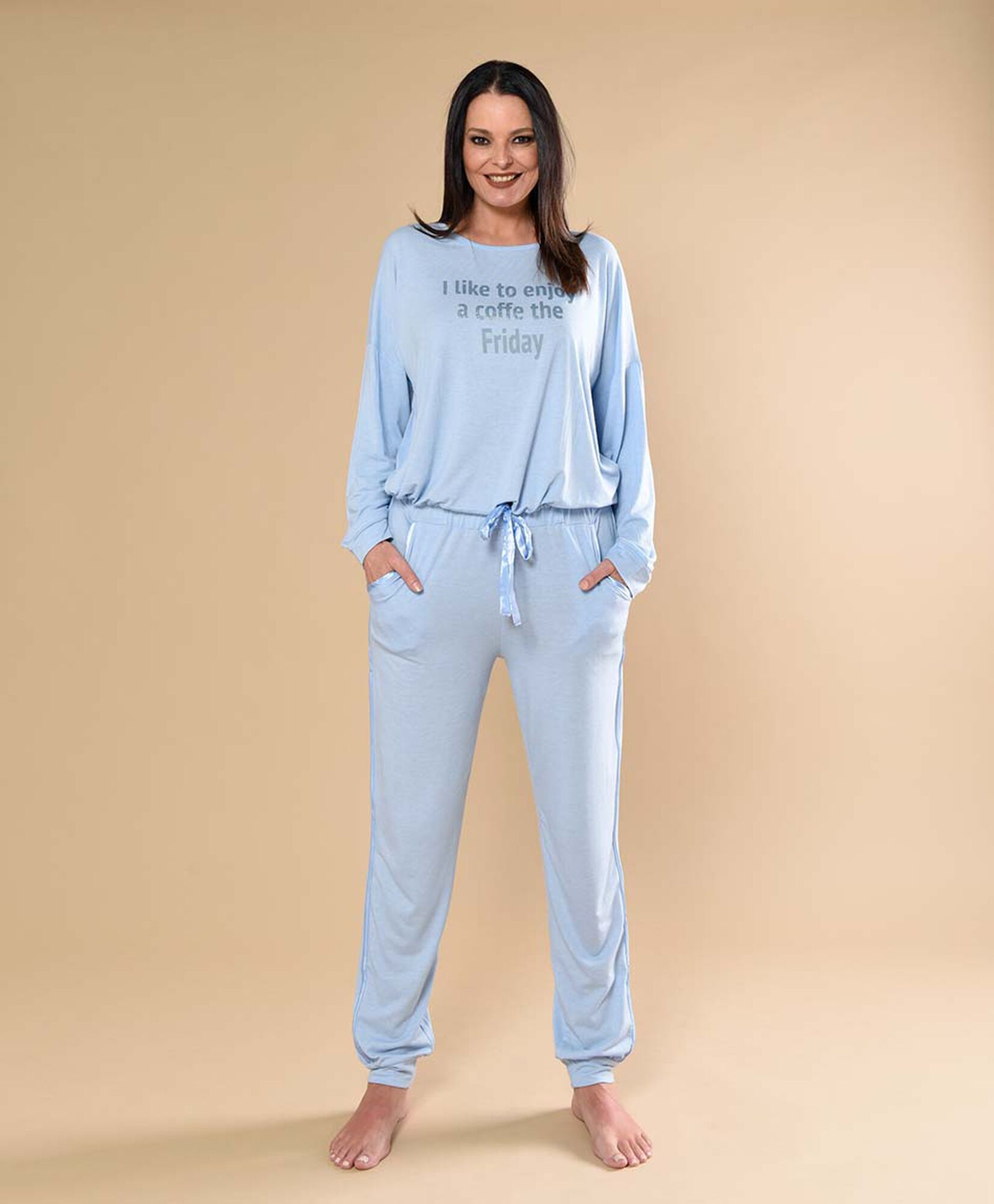 Pijama mujer bolsillos 2 piezas Pijama mujer bolsillos 2 piezas