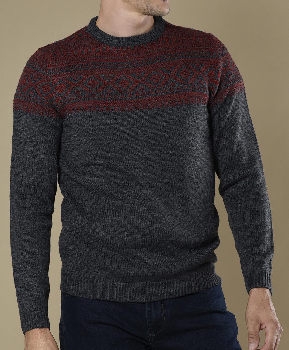 Sweater cuello redondo