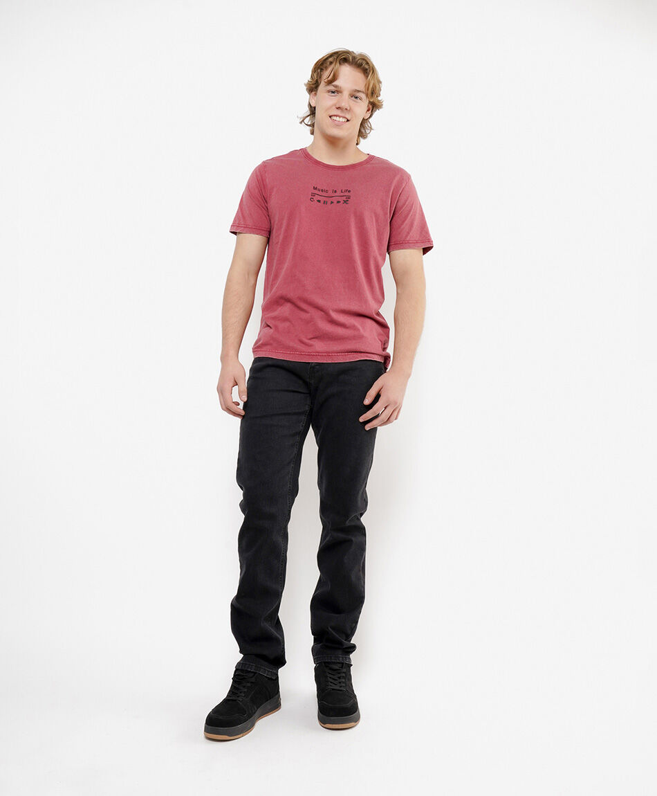 Jeans hombre desgastado slim fit