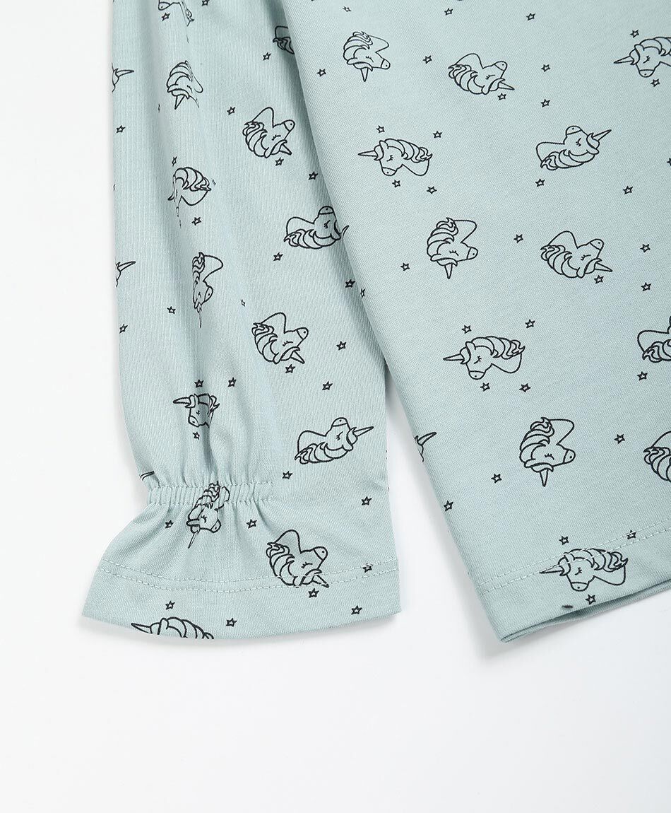 Polera beb&eacute; look unicorinio