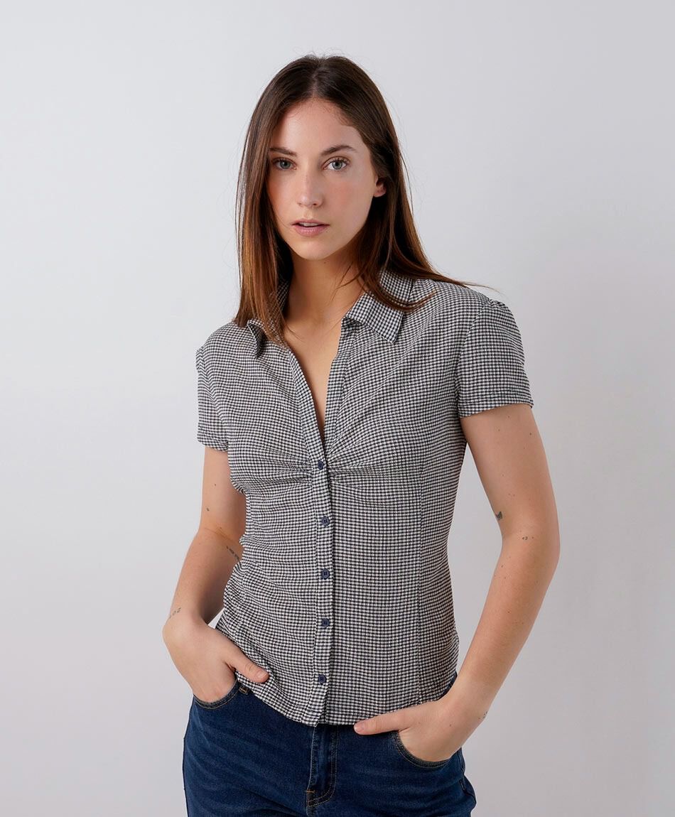 Blusa mujer wrinkled