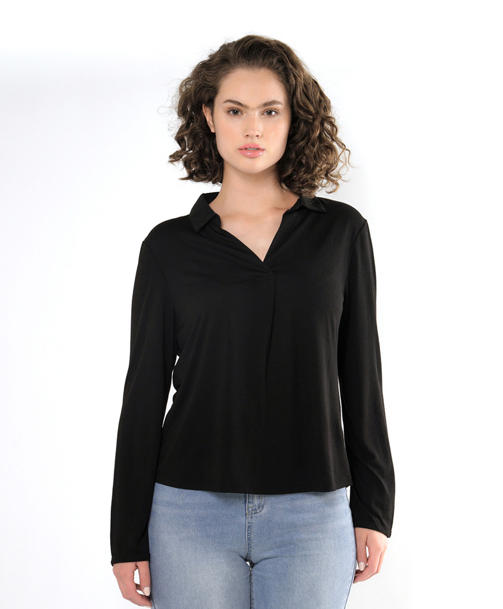 Blusa mujer cerrada cuello Blusa mujer cerrada cuello