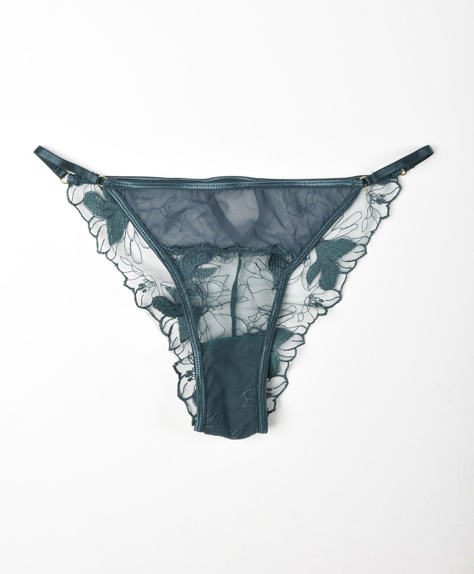 Tanga mujer encaje flor transparente Tanga mujer encaje flor transparente