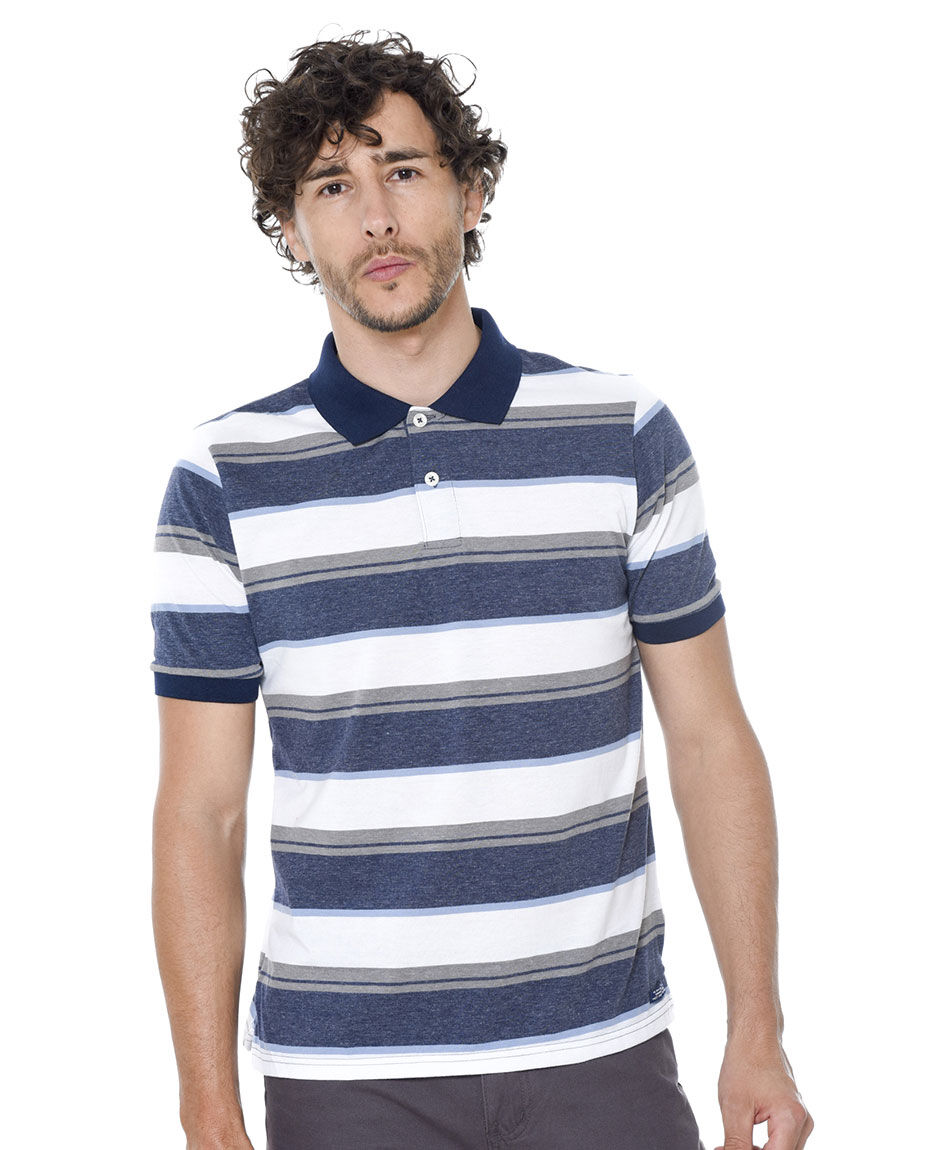 Polera cuello polo