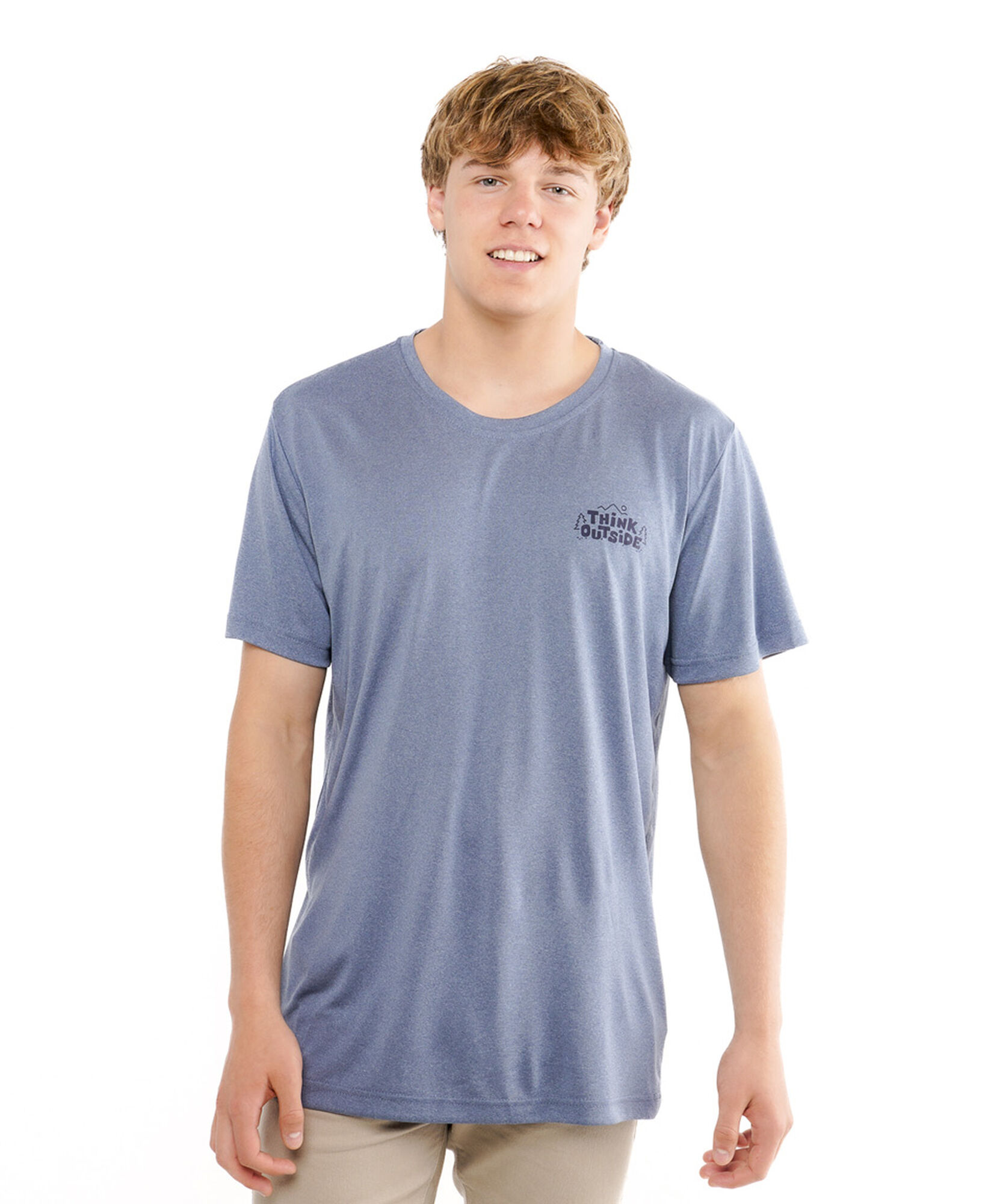 Polera hombre dry fit azul Polera hombre dry fit azul