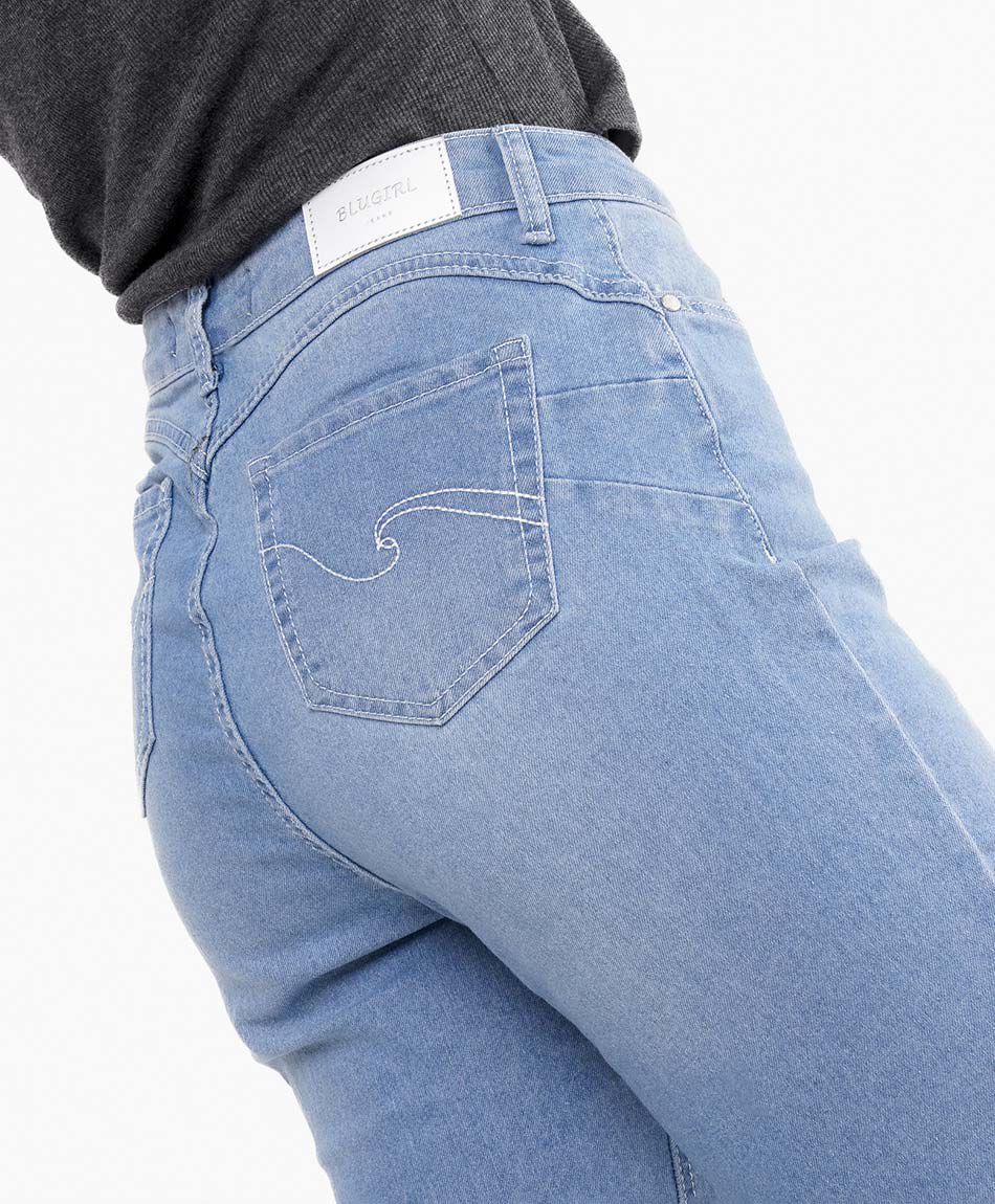 Jeans mujer liso skinny fit