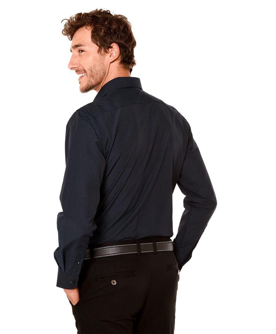 Camisa manga larga estampada