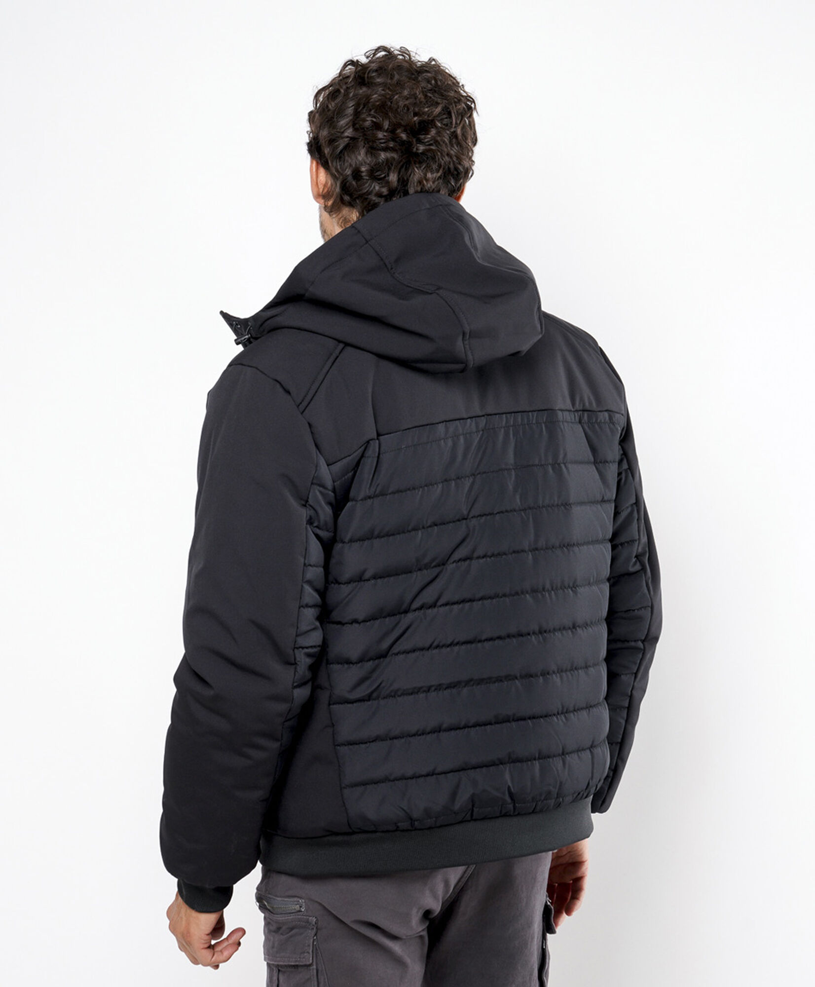 Chaqueta hombre mix acolchada Chaqueta hombre mix acolchada