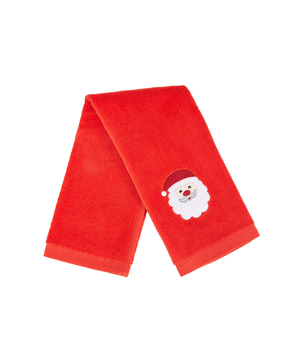 Toalla navidad roja