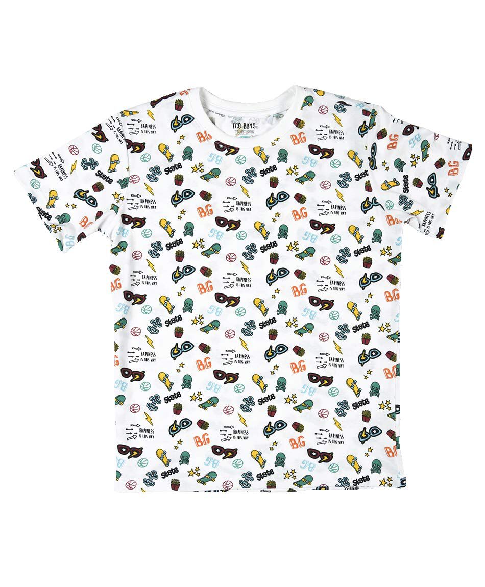 Polera niño skate